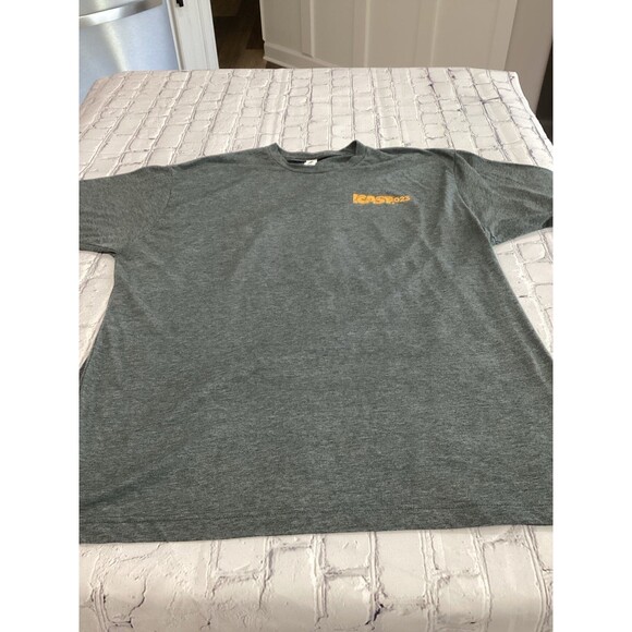 Tultex T-Shirt Men’s Size XXL Color Gray ICAST 2023 Fishing Graphic T-Shirt - Picture 1 of 6